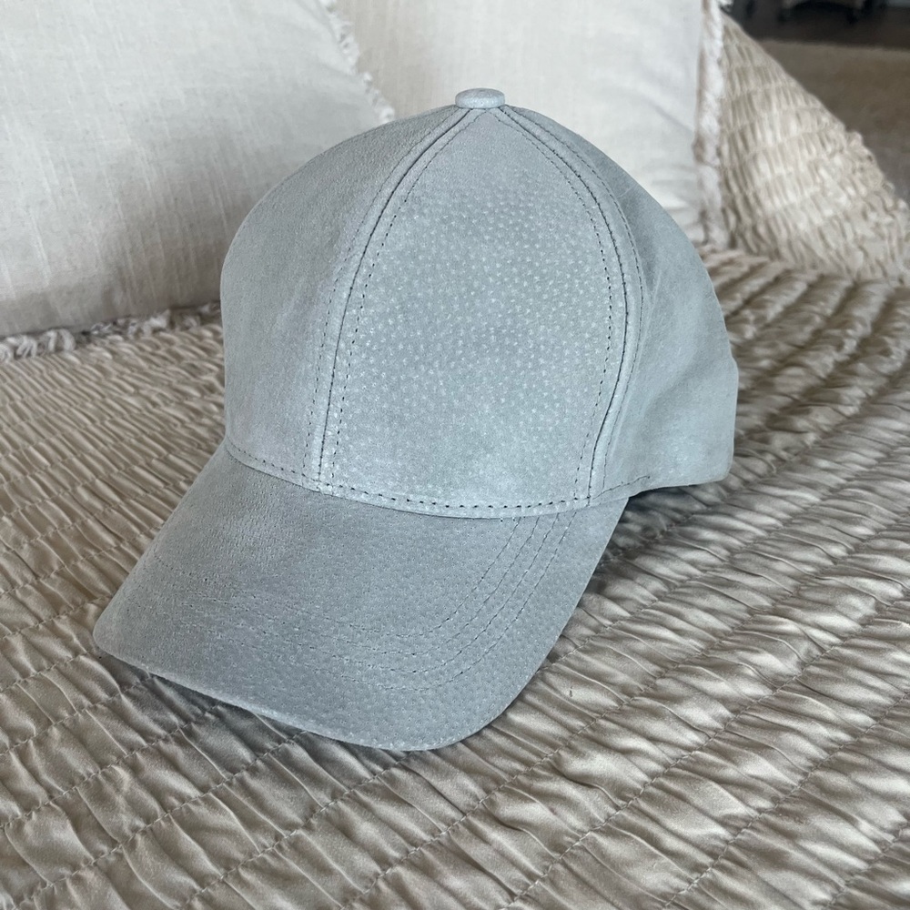 Suede-Style Greige Baseball Cap
